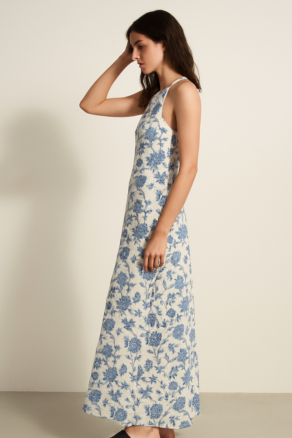 Valentina | Abito lungo stampato